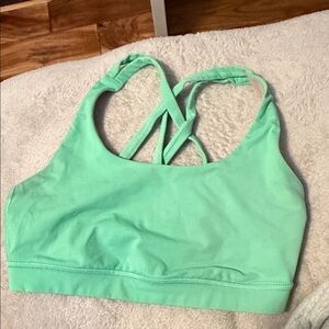 Lululemon Athletica Light Green Sports Bra